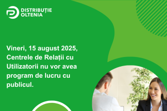 Centrele de Distributie Oltenia se vor inchide pe 15 august