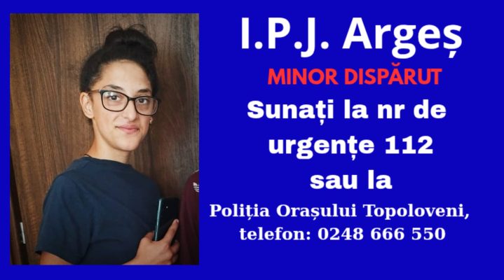 Minora disparuta de la locuinta din Ratesti