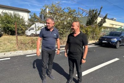 Receptia lucrarilor pe strada Bogdan Hasdeu