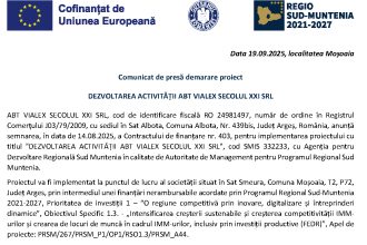 Comunicat de presa pentru demararea proiectului