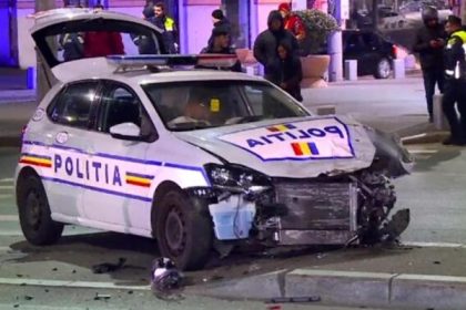 Sofer beat a lovit echipajul de politie