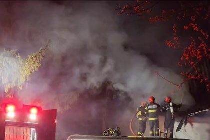Incendii la Doua Gospodarii in Rucar