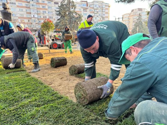 Noi amenajari peisagistice in Pitesti