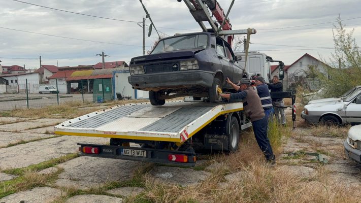 Atentie Masinile Abandonate Sunt Ridicate La Pitesti