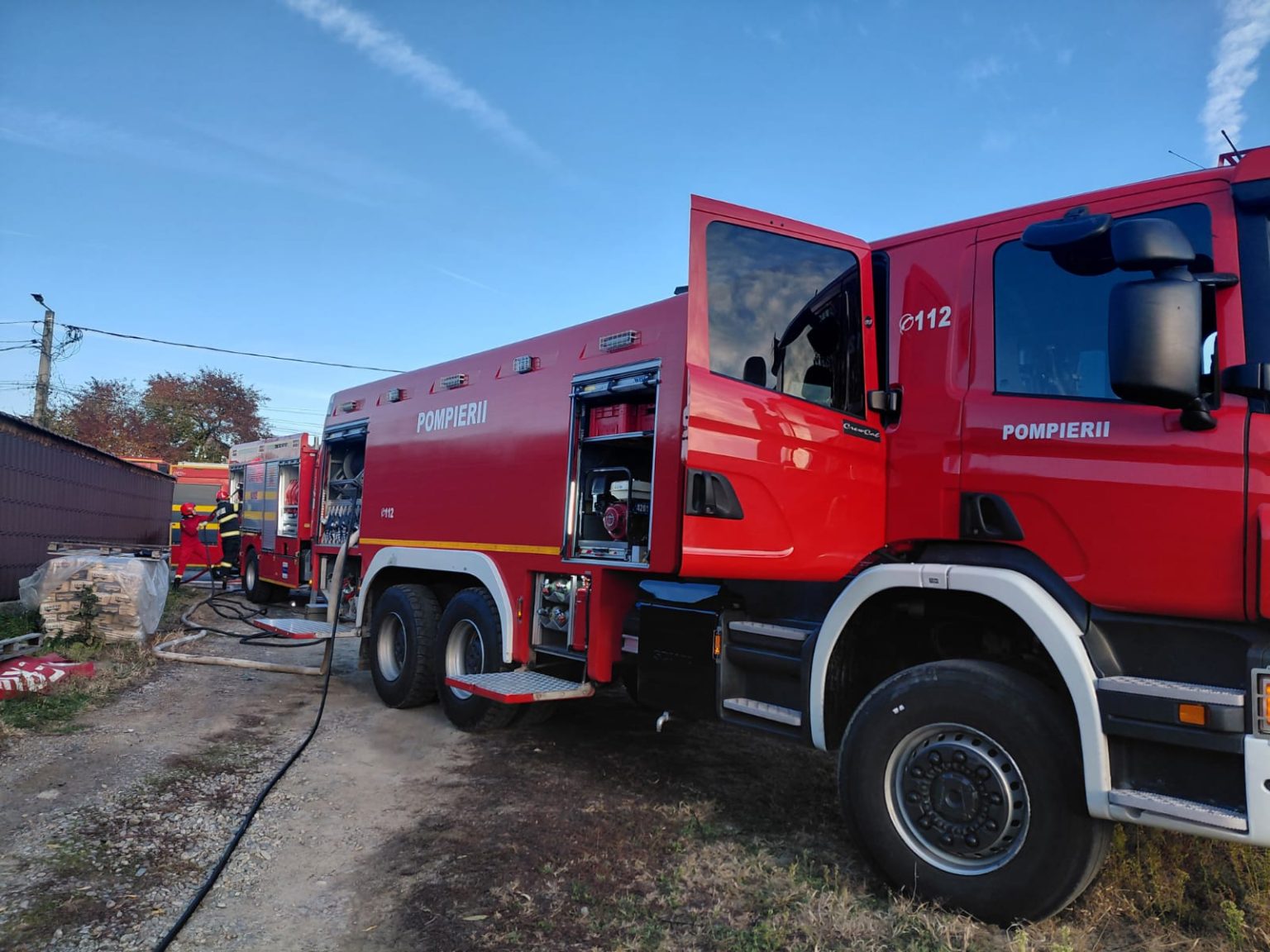 Pompierii Argeni 35 de interventii intra o zi