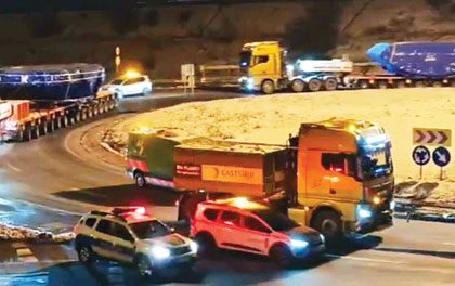 Cartita care foreaza tunelul pe A1 a ajuns in tara