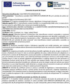 Comunicat de presa initial
