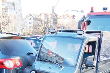 Accident de circulatie in cartierul Prundu din Pitesti
