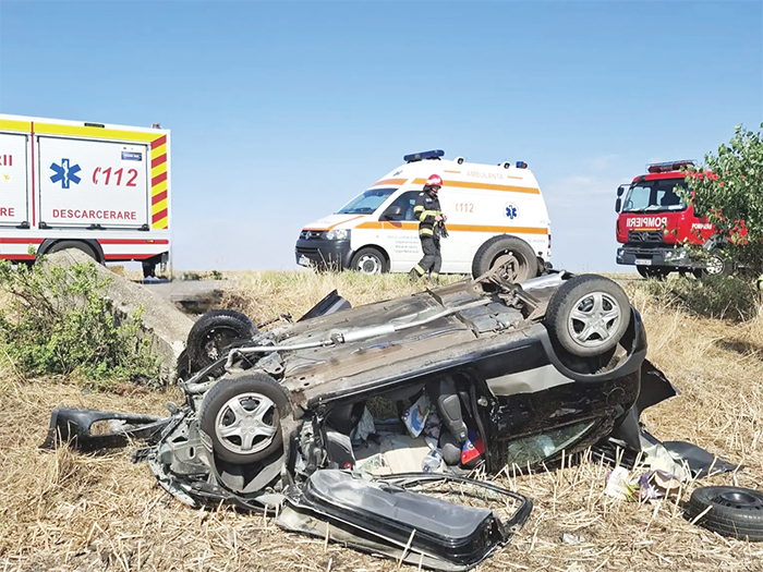 Doua accidente de circulatie in Leresti si Mosoaia
