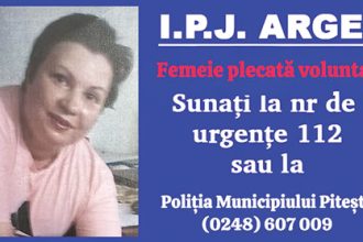 Femeie de 43 de ani cautata de politie dupa ce a plecat de acasa si nu sa mai intors