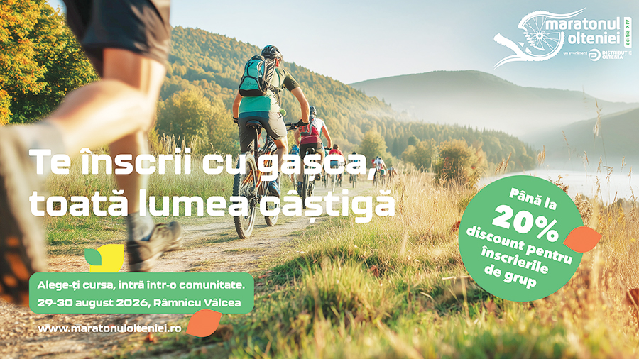 Maratonul Olteniei 2026 deschide inscrierile cu reduceri de pana la 20 si introduce cursa Hyathlon Sprint o premiera in Romania