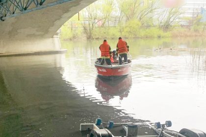 Barbat Disprut in Apele din Pitesti Cautari Incercate Pe Cumpana Timpului Fara Succes