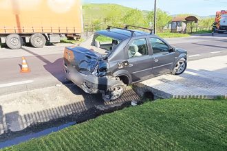 O persoana a fost internata la spital in urma accidentului de la Draganu