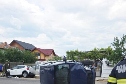 Accident Spectaculos in Arges Doua Masini Implicate