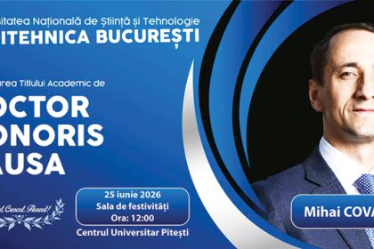 Presedintele COSR Primeste Titlul de Doctor Honoris Causa la Pitesti