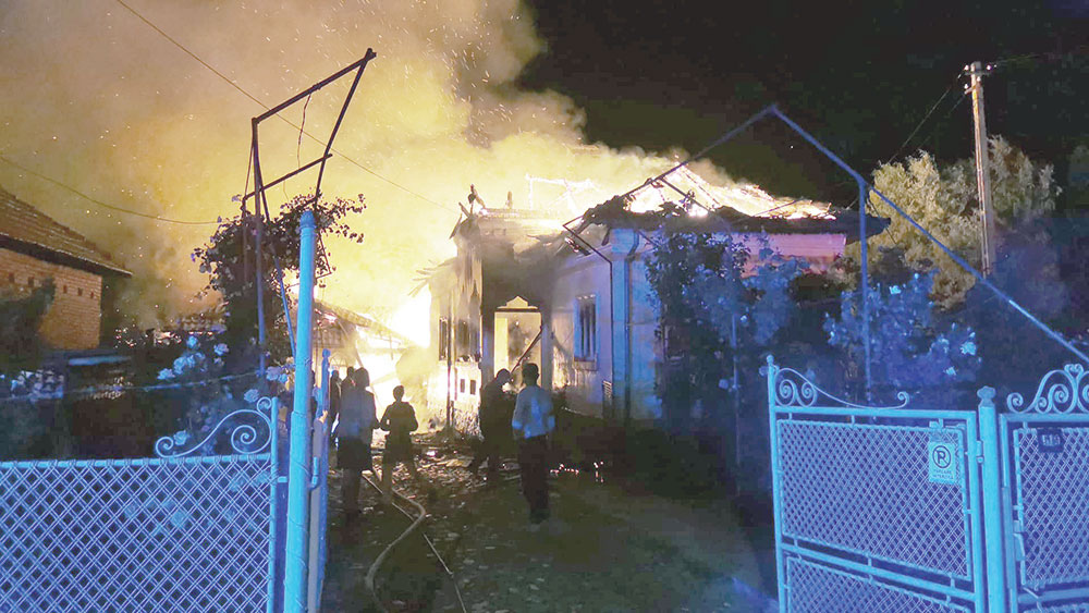 incendiu distrugator in arges