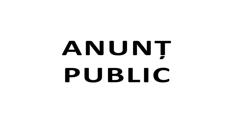 ANUNT PUBLICATIE