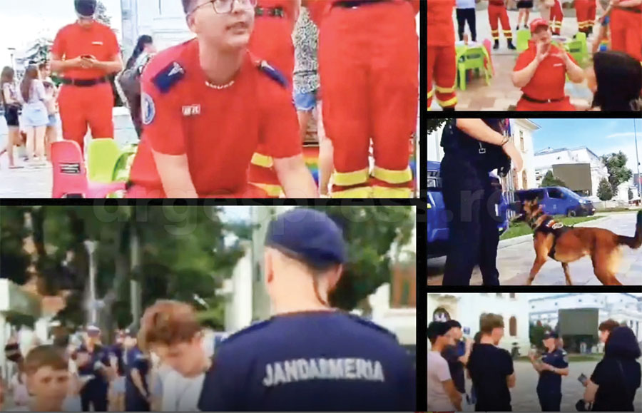 Activitati preventive pentru siguranta in vacanta organizate de polisistii din Arges