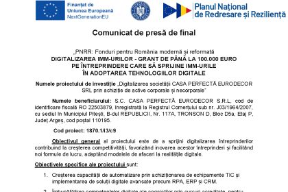 Comunicat de Presa Final 1