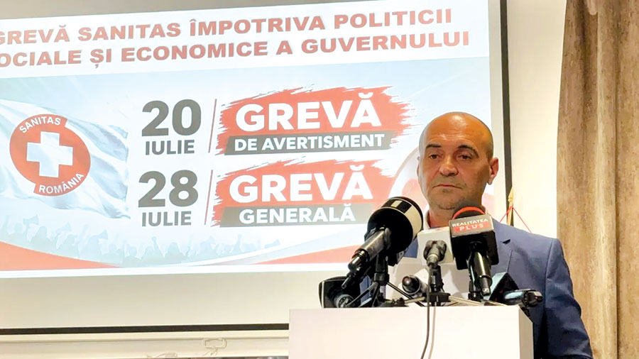 Protestul nu vizeaza spitalele sau pacientii ci politicile promovate de guvern