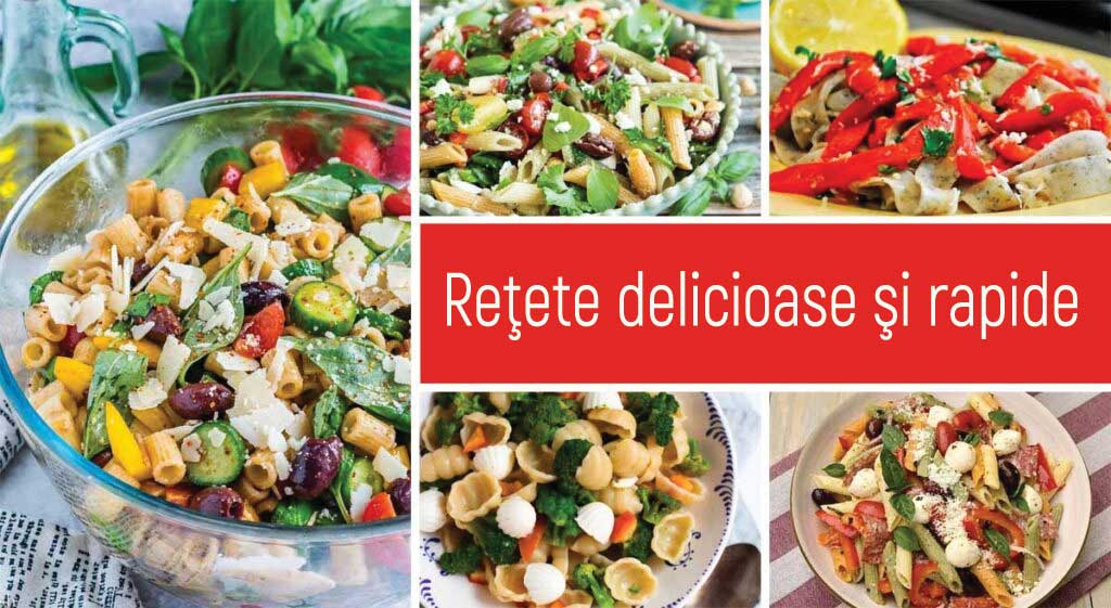 Retete de salate cu paste delicioase si rapide