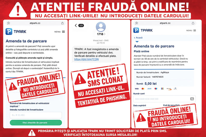 Campanii de phishing prin SMS