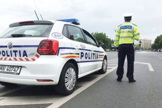 Depistat de politistii rutieri din Campulung conducand cu viteza excesiva