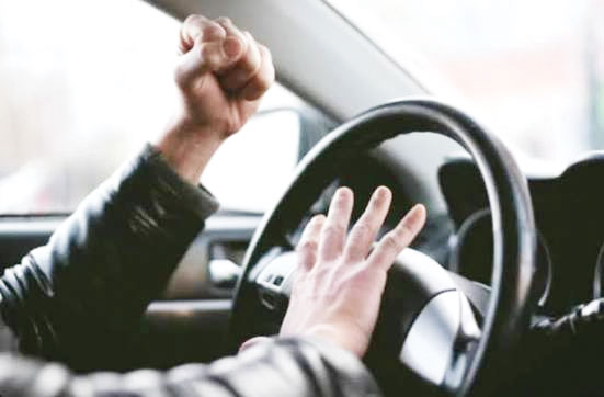 Sancionat pentru comportamentul agresiv in trafic